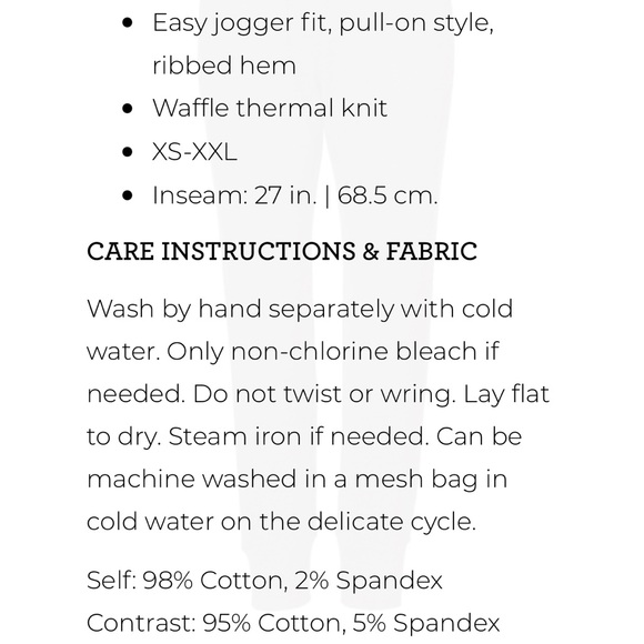 Cabi waffle joggers - Picture 9 of 9